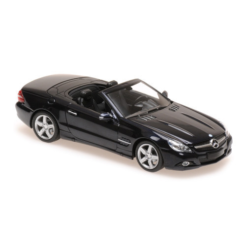 Minichamps - 1:43 Mercedes-Benz Sl-Class (R230) - 2008 - Blue Metallic - Maxichamps