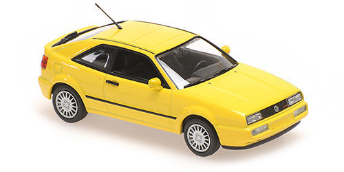 Minichamps - 1:43 VOLKSWAGEN CORRADO G60 - 1990 - YELLOW - MAXICHAMPS - MINICHAMPS 