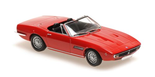 Minichamps - 1:43 MASERATI GHIBLI SPYDER – 1969 – RED - MAXICHAMPS - MINICHAMPS