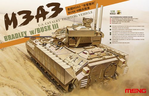 Meng Model - M3A3 Bradley W/Busk III U.S. Cavarly Fighting Vehicle