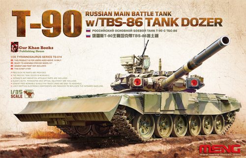 Meng Model - Russian Main Battle Tank T-90 W/Tbd-86 Tank Dozer