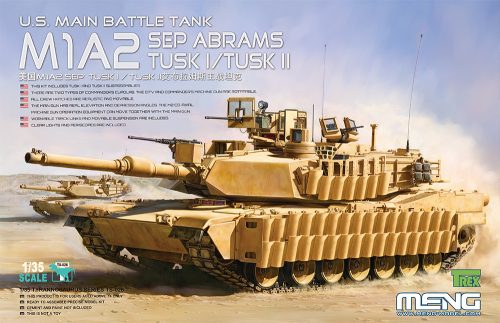 Meng Model - U.S. Main Battle Tank M1A2 Sep Abrams Tusk I/Tusk Ii