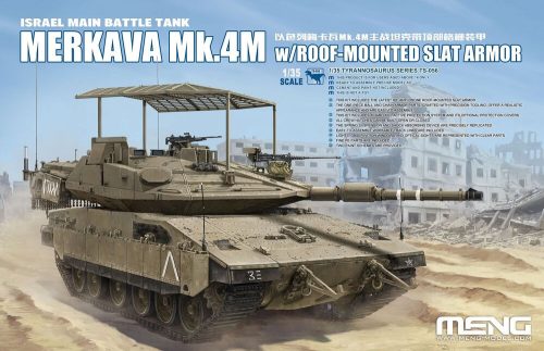 Meng Model - Israel Main Battle Tank Merkava Mk.4M w/Roof-Mounted Slat Armor