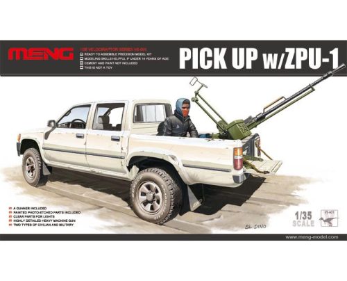 Meng Model - Dual Cab Toyota Hilux Pickup Zpu-1