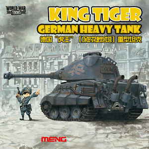 Meng Model - German Heavy Tank King Tiger (Porsche Turret) (cartoon model)