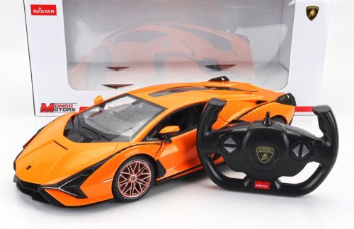 Mondomotors - LAMBORGHINI SIAN FKP 37 HYBRID 2020 ORANGE BLACK