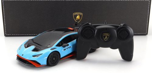 Mondomotors - LAMBORGHINI HURACAN STO LP640-2 2021 LIGHT BLUE ORANGE