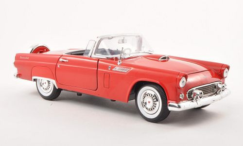 Motor-Max - Ford Thunderbird Convertible, rot, 1956, 1:18