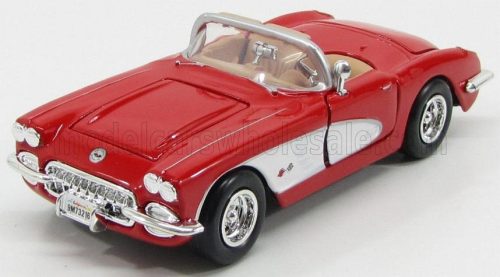 Motor-Max - CHEVROLET CORVETTE CABRIOLET 1959 RED WHITE