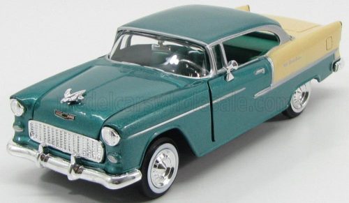 Motor-Max - CHEVROLET BEL AIR 2-DOOR 1955 GREEN MET CREAM