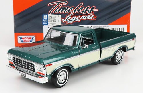 Motor-Max - FORD USA F-150 PICK-UP CUSTOM 1979 GREEN BEIGE