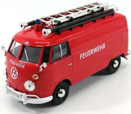 Motor-Max - VOLKSWAGEN T1 TYPE 2 VAN FEUERWEHR 1962 RED