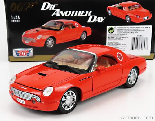 Motor-Max - Ford Usa Thunderbird 1999 - 007 James Bond - Die Another Day - La Morte Puo' Attendere Orange