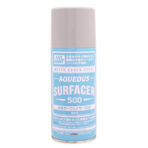 Mr Hobby - B-614 Aqueous Surfacer 500 Spray (170 ml) Gray