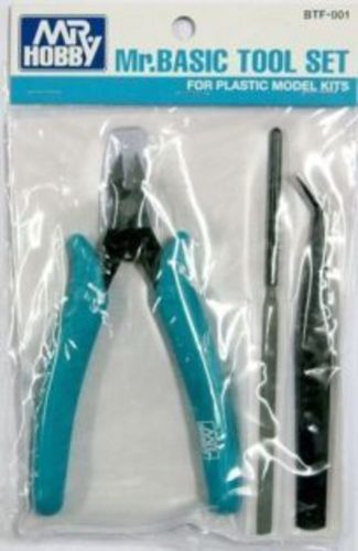 Mr. Hobby - Mr Hobby -Gunze Basic Tool Set(Nipper,Angled Tweezer,File)for Plastic ModelKits