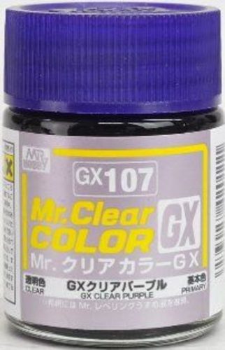 Mr. Hobby - Mr Hobby -Gunze Mr. Clear Color GX (18 ml) Clear Purple