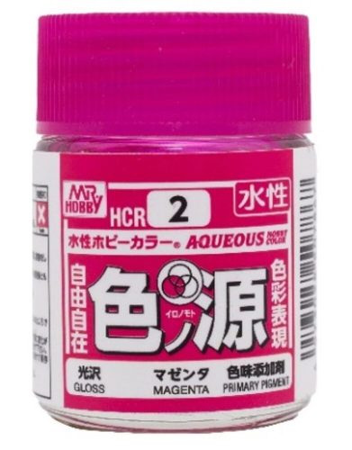 Mr Hobby - Mr Hobby -Gunze Aqueous Hobby Colors  (18 ml) Primary Color Pigment Magenta