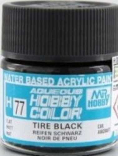 Mr. Hobby - Mr Hobby -Gunze Acrysion (10 ml) Tire Black