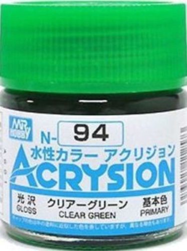 Mr. Hobby - Mr Hobby -Gunze Acrysion (10 ml) Clear Green