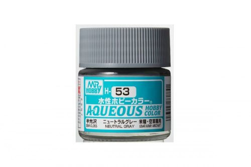 Mr. Hobby - Aqueous Hobby Color - Renew (10 ml) Neutral Gray H-053