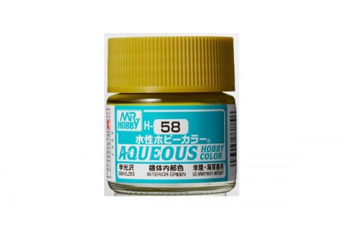 Mr. Hobby - Aqueous Hobby Color - Renew (10 ml) Interior Green H-058