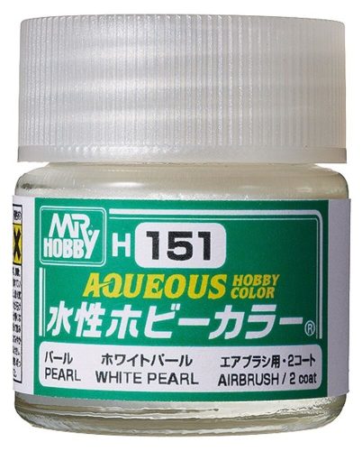 Mr Hobby - Mr Hobby -Gunze Aqueous Hobby Colors  (10 ml) White Pearl