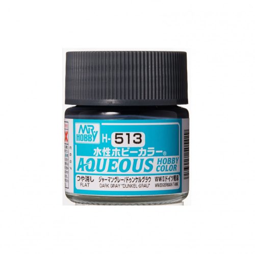 Mr. Hobby - Aqueous Hobby Color H-513 Renew (10 ml) Dark Gray "Dunkelgrau"