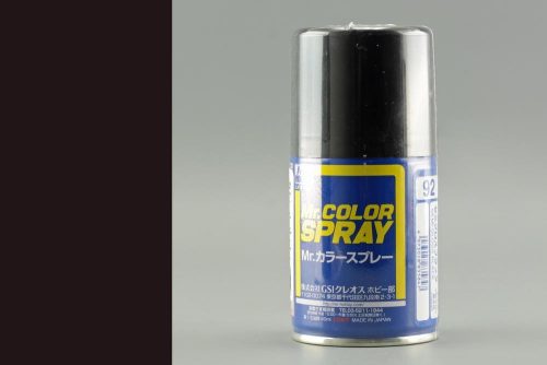 Mr. Hobby - Mr. Color Spray (100 ml) Semi Gloss Black S-092