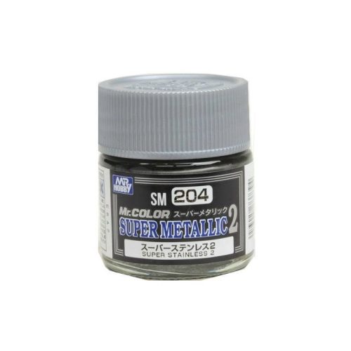 Mr. Hobby - Mr. Color Super Metallic II (10 ml) Super Stainless II SM-204