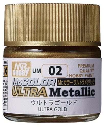 Mr Hobby - Mr Hobby -Gunze Mr. Color Ultra Metallic (10 ml) Ultra Gold