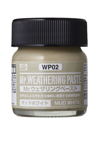 Mr Hobby - Gunze - Mr Hobby -Gunze Weathering Paste Mud White