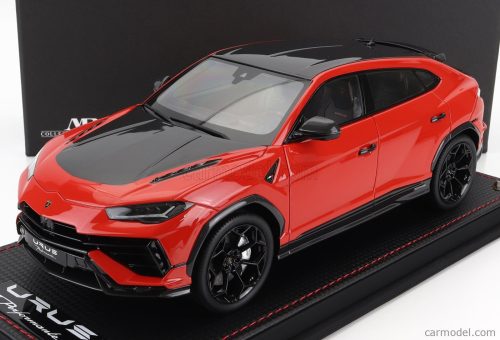 Mr-Models - Lamborghini Urus Performante 2022 - Con Vetrina - With Showcase Rosso Arancio - Orange