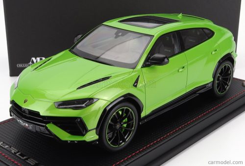 Mr-Models - Lamborghini Urus S 2022 - Con Vetrina - With Showcase Verde Mantis - Green Met