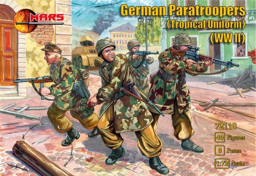 Mars Figures - WWII German paratroopers (Tropical uniform)