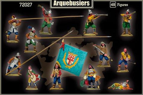 Mars Figures - Arquebusiers, 30 years war