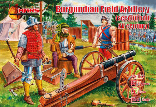 Mars Figures - Burgundian field artillery,2nd half of the XV century