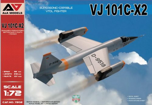 Modelsvit - VJ101C-X2 Supersonic-capable VTOL fighte