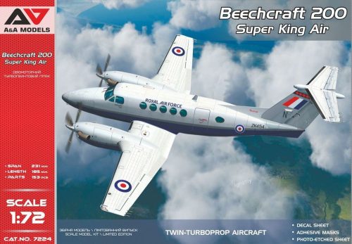 Modelsvit - Beechcraft 200 Super King Air TWIN-TURBOPROP AIRCRAFT