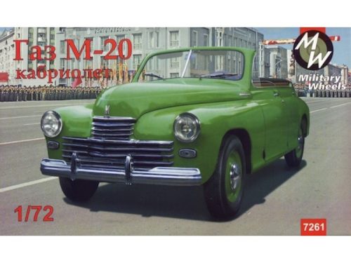 Military Wheels - GAZ-M20 Pobeda cabriolet, Soviet car