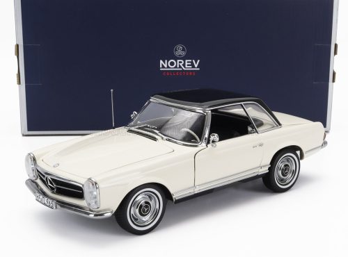 NOREV - MERCEDES BENZ SL-CLASS 230SL (W113) SPIDER HARD-TOP 1963 WHITE