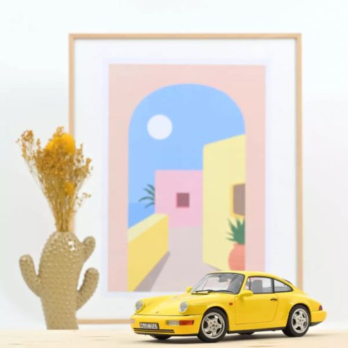 NOREV - 1:18 Porsche 911 Carrera 2 1992 Yellow - NOREV