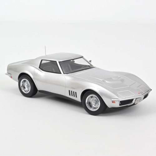 Norev - 1:18 Chevrolet Corvette Coupe 1969 - Silver