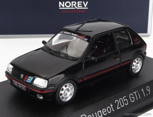 Norev - Peugeot 205 1.9 Gti 1992 - With Pts Decals Black