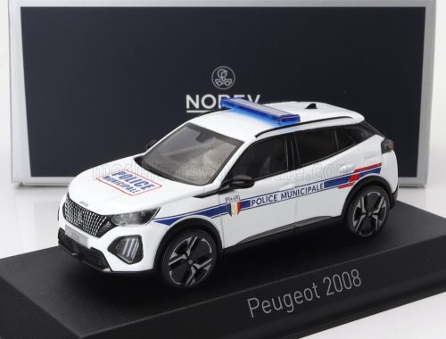 NOREV - PEUGEOT 2008 POLICE MUNICIPALE 2024 WHITE