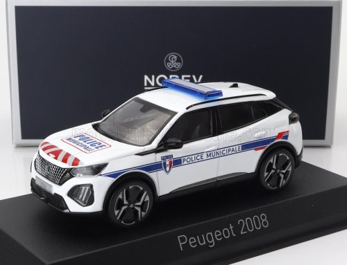 NOREV - PEUGEOT 2008 POLICE MUNICIPALE 2024 WHITE