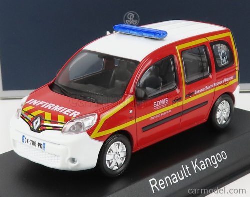 Norev - Renault Kangoo Infirmier Sssm Pompiers 2013 Red White Yellow