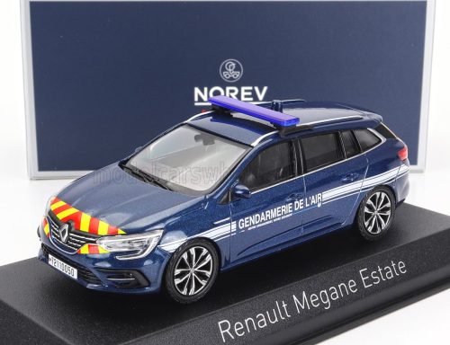 NOREV - RENAULT MEGANE SPORT TOURER SW STATION WAGON GENDARMERIE DE L'AIR 2022 BLUE