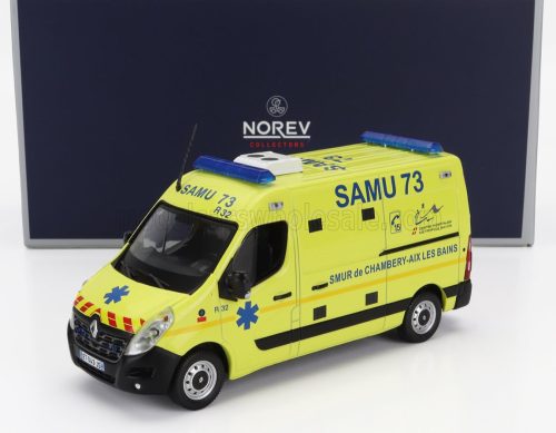 NOREV - RENAULT MASTER VAN SAMU AMBULANCE 2014 YELLOW