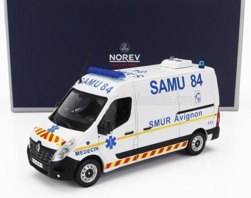 NOREV - RENAULT MASTER VAN SAMU AMBULANCE 2014 WHITE YELLOW