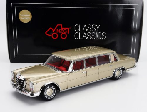 NZG - MERCEDES BENZ S-CLASS 600 LWB PULLMAN (W100) 1969 CHAMPAGNE